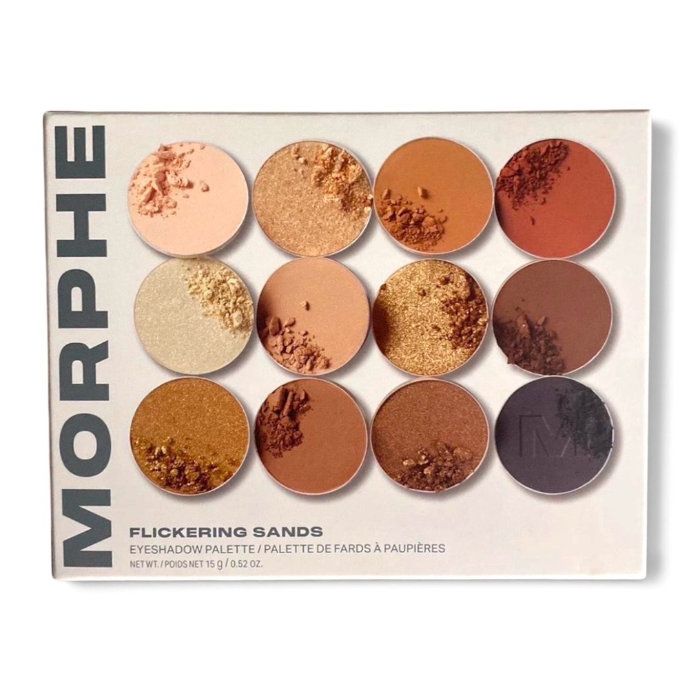 Morphe 12 Color Eye Shadow Palette - Flickering Sands - New